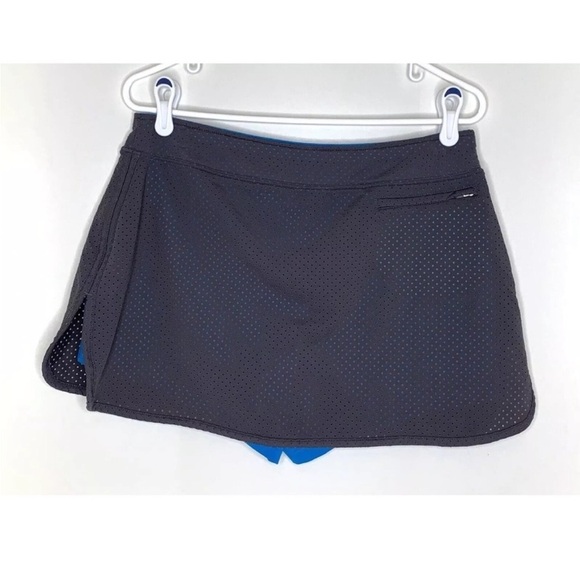 Slazenger Gray and Blue Athletic Skort Size Medium - Picture 2 of 5